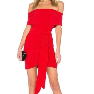 Size 6 Bec & Bridge Marvelous dress in stunning red.